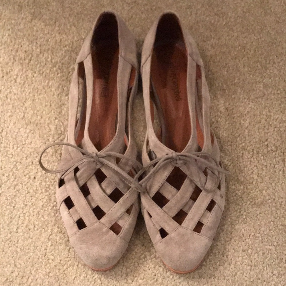 Jeffrey Campbell Basket Weave Flats